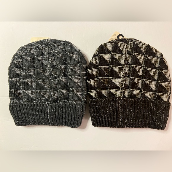 New With Tags Set of Two Fleece Lined Beanies - Picture 3 of 4